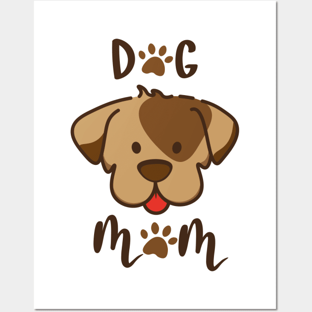 Dog Mom Wall Art by letzdoodle